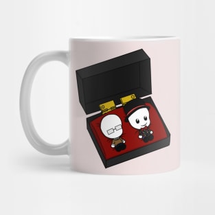 trenderman and splendorman chibi figure Mug